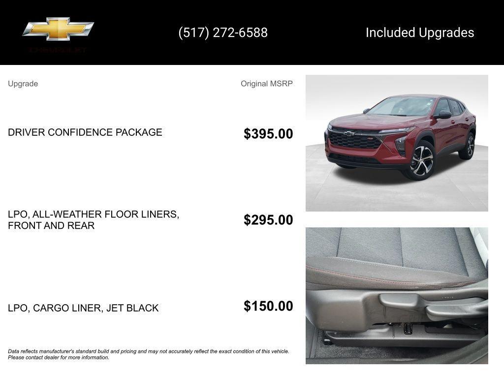 used 2024 Chevrolet Trax car, priced at $21,695