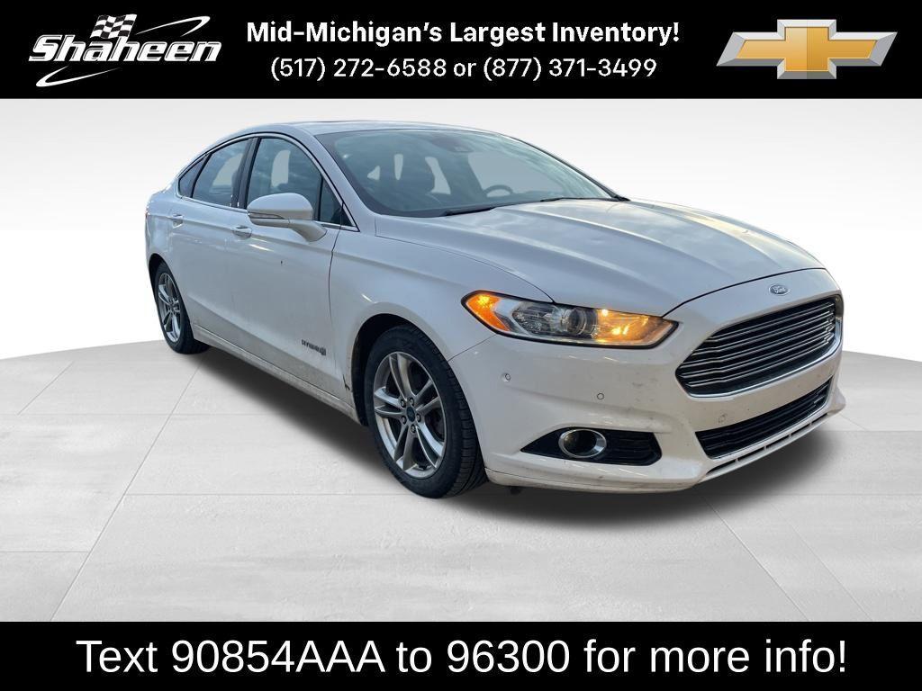 used 2015 Ford Fusion Hybrid car, priced at $7,350