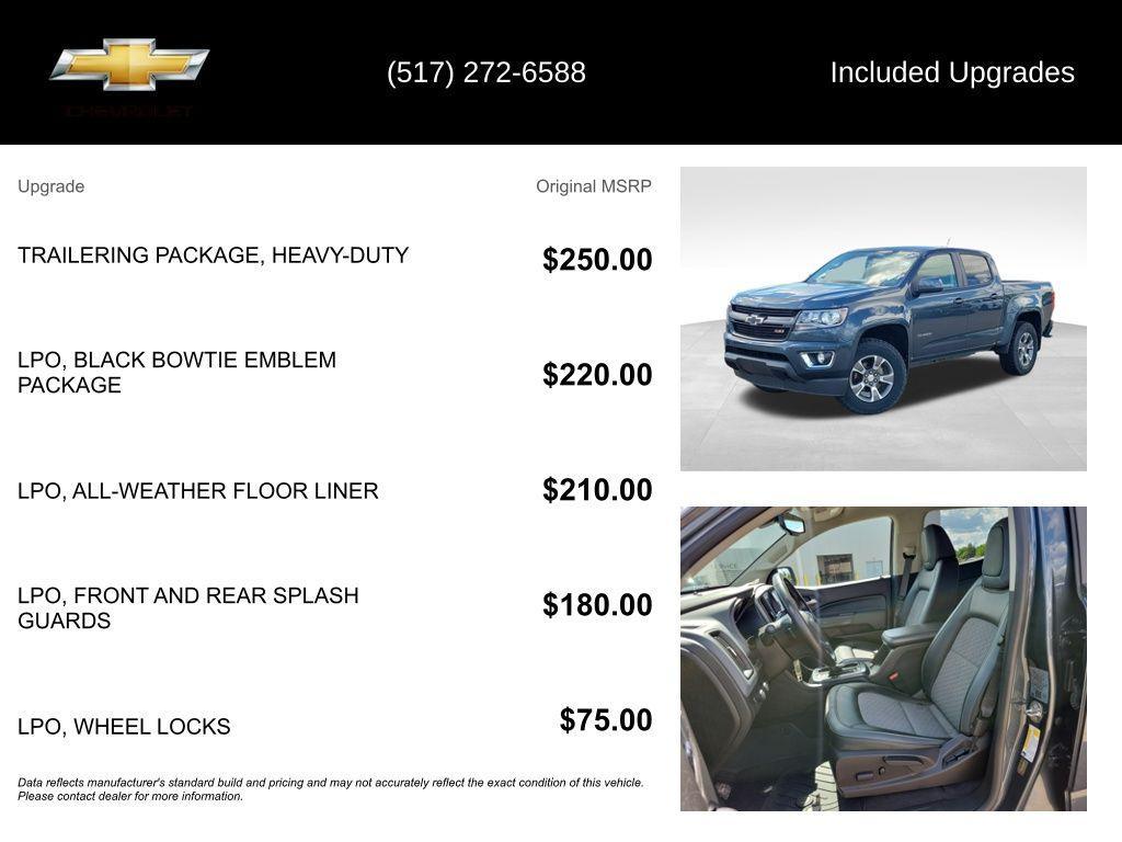 used 2020 Chevrolet Colorado car, priced at $26,604