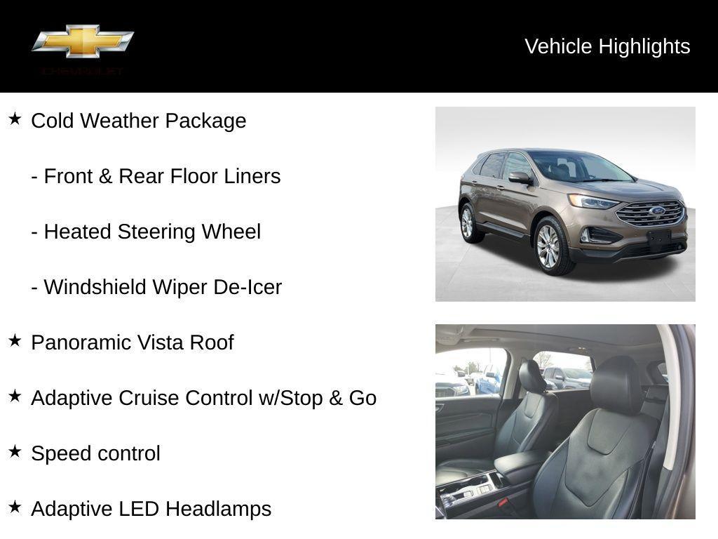 used 2019 Ford Edge car, priced at $15,700