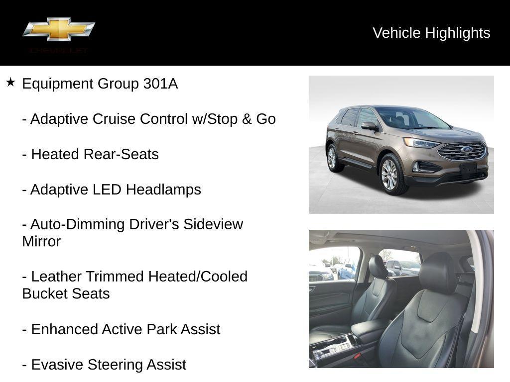 used 2019 Ford Edge car, priced at $15,700