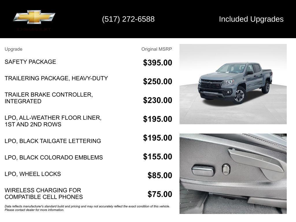 used 2022 Chevrolet Colorado car, priced at $33,000