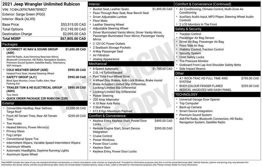 used 2021 Jeep Wrangler Unlimited car, priced at $32,700