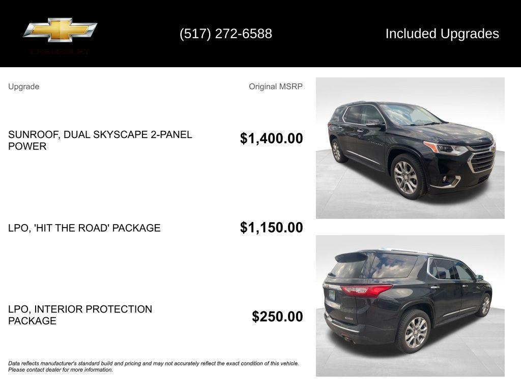used 2018 Chevrolet Traverse car, priced at $19,500