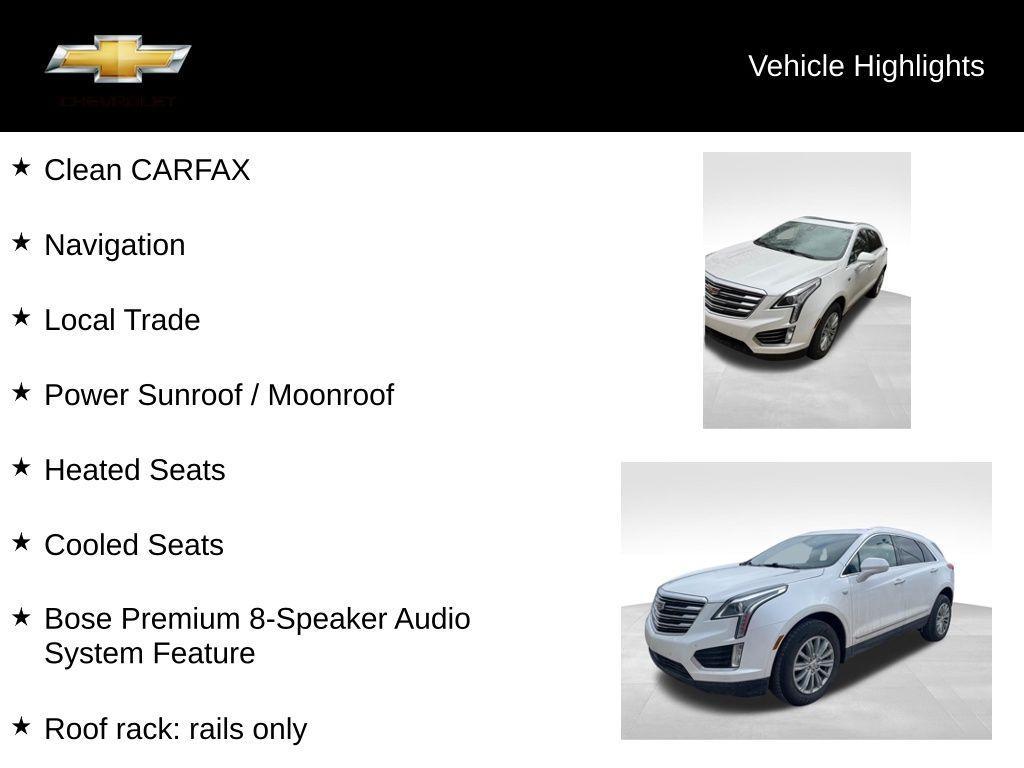 used 2017 Cadillac XT5 car, priced at $13,609