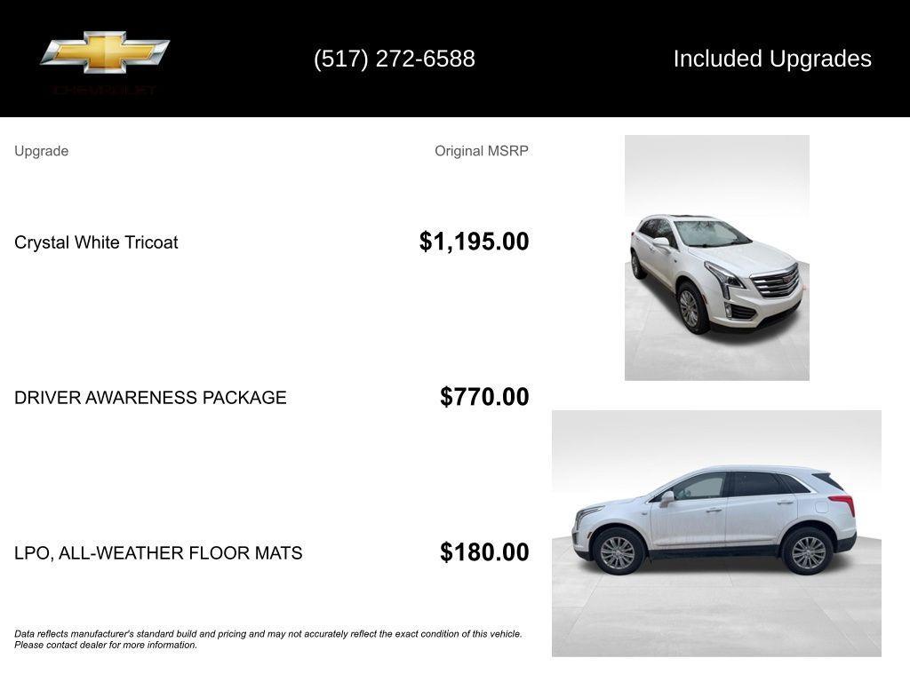 used 2017 Cadillac XT5 car, priced at $13,609