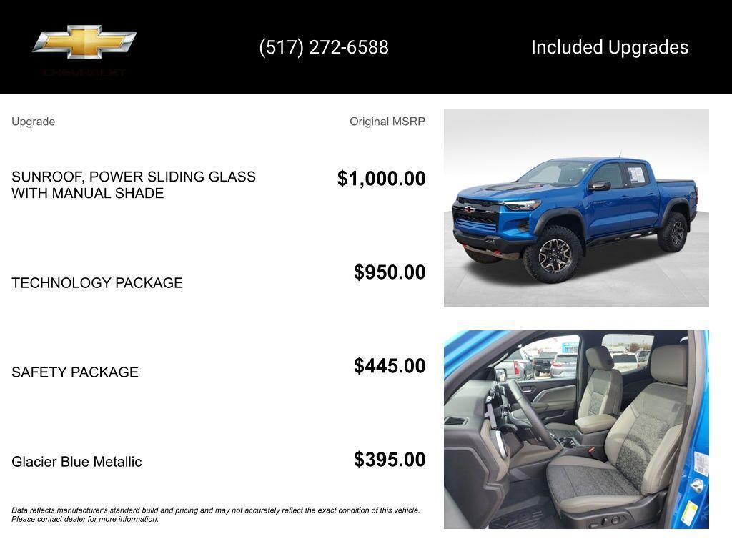 used 2024 Chevrolet Colorado car, priced at $41,600