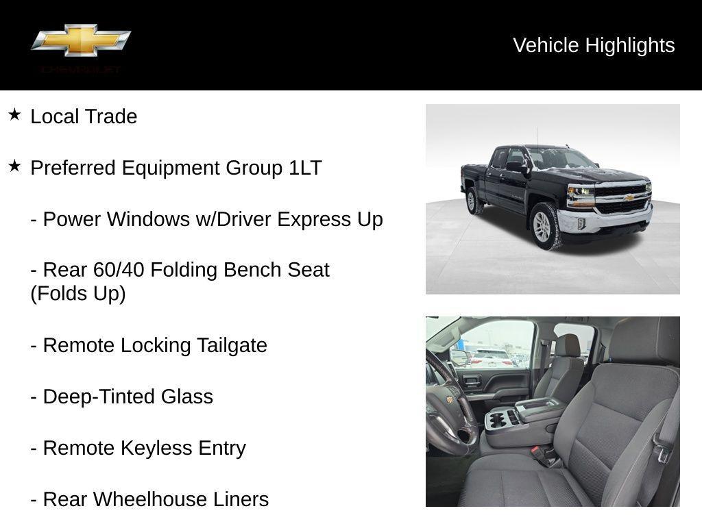 used 2018 Chevrolet Silverado 1500 car, priced at $15,600