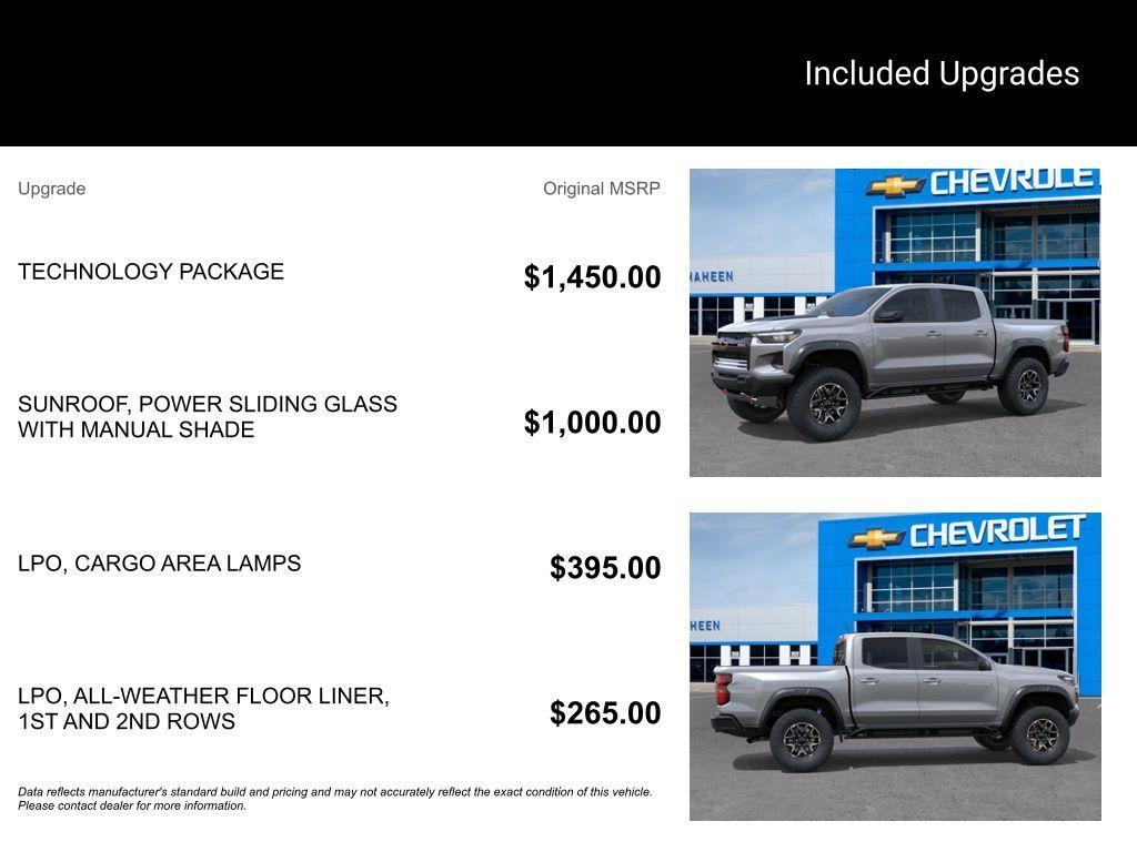 new 2026 Chevrolet Colorado car, priced at $51,427