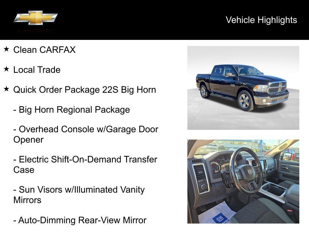 used 2017 Ram 1500 car, priced at $18,100