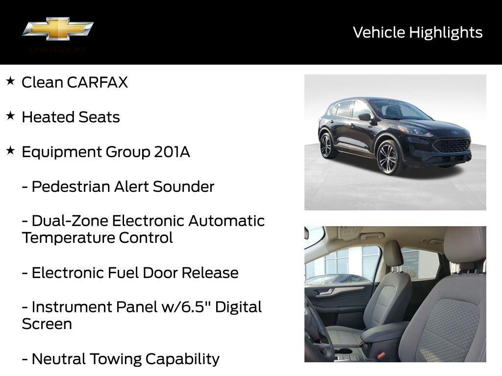 used 2021 Ford Escape car, priced at $21,093