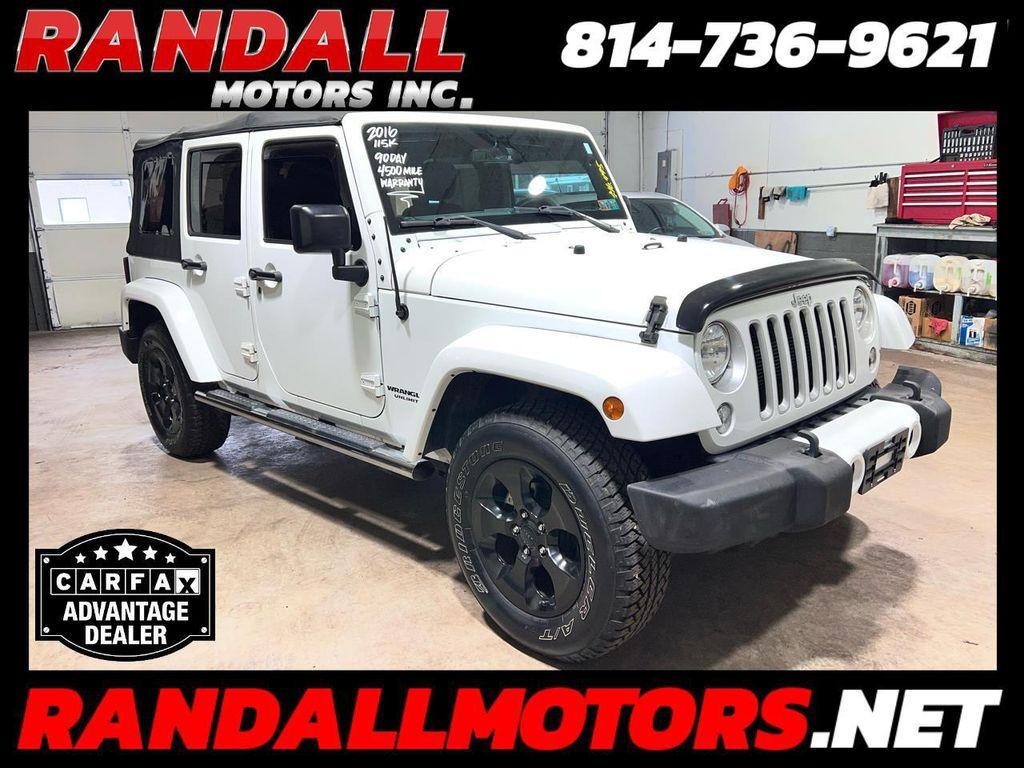 used 2016 Jeep Wrangler Unlimited car, priced at $16,495