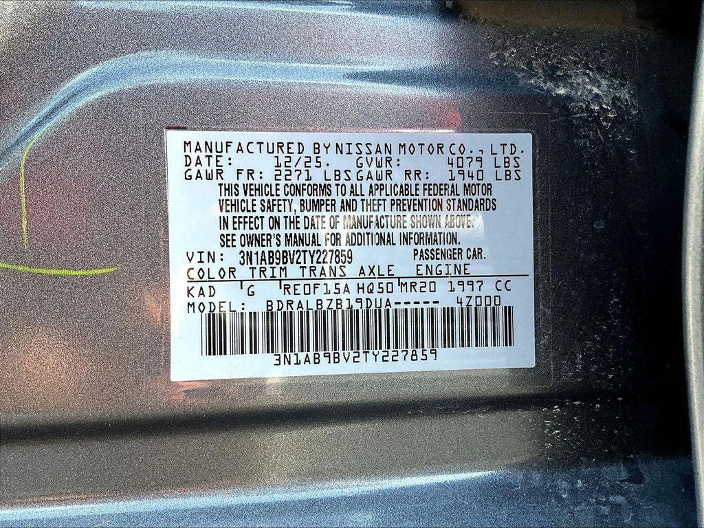 new 2026 Nissan Sentra car, priced at $22,646