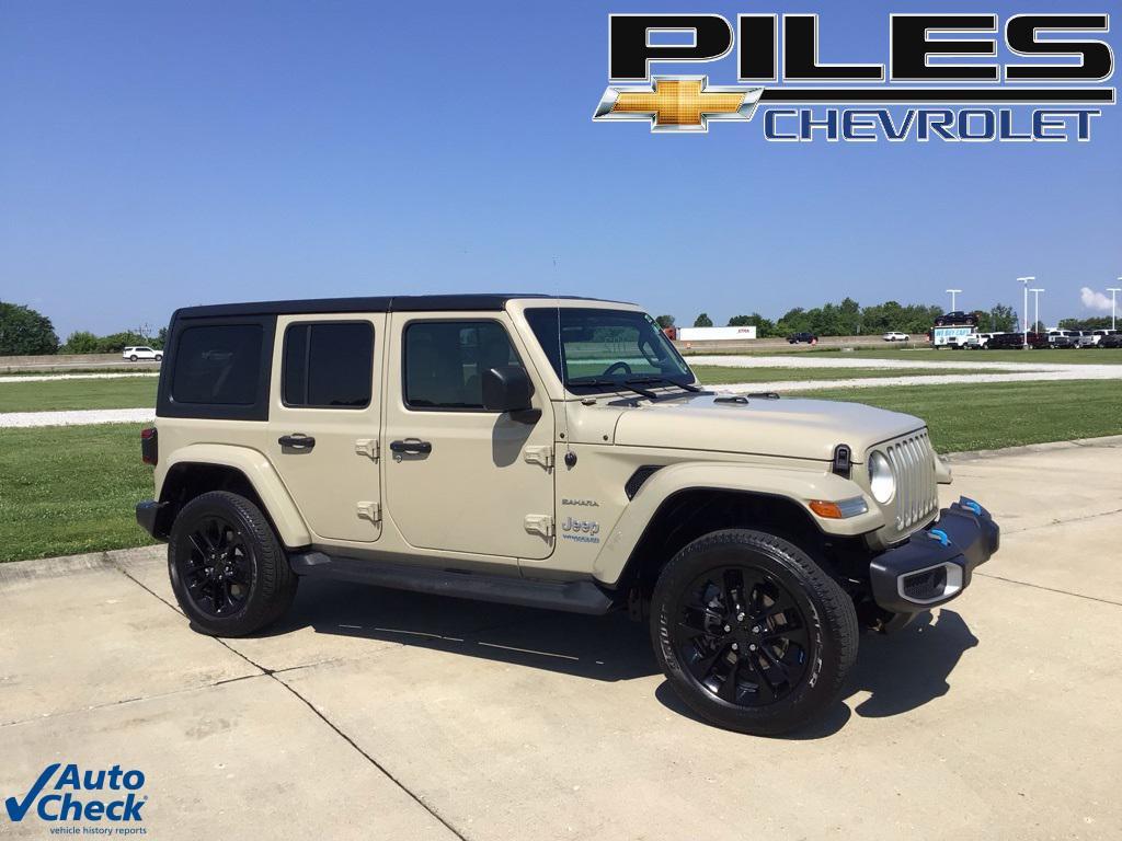 used 2022 Jeep Wrangler Unlimited 4xe car, priced at $27,713