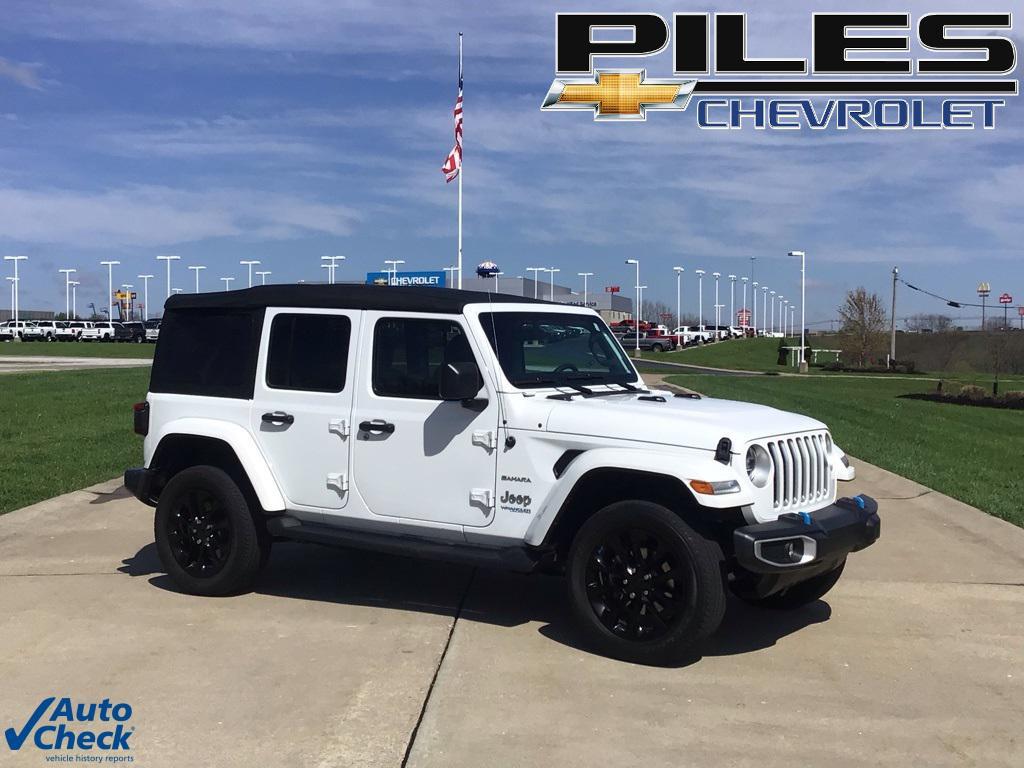 used 2022 Jeep Wrangler Unlimited 4xe car, priced at $27,987