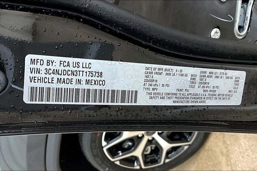 new 2026 Jeep Compass car, priced at $31,883