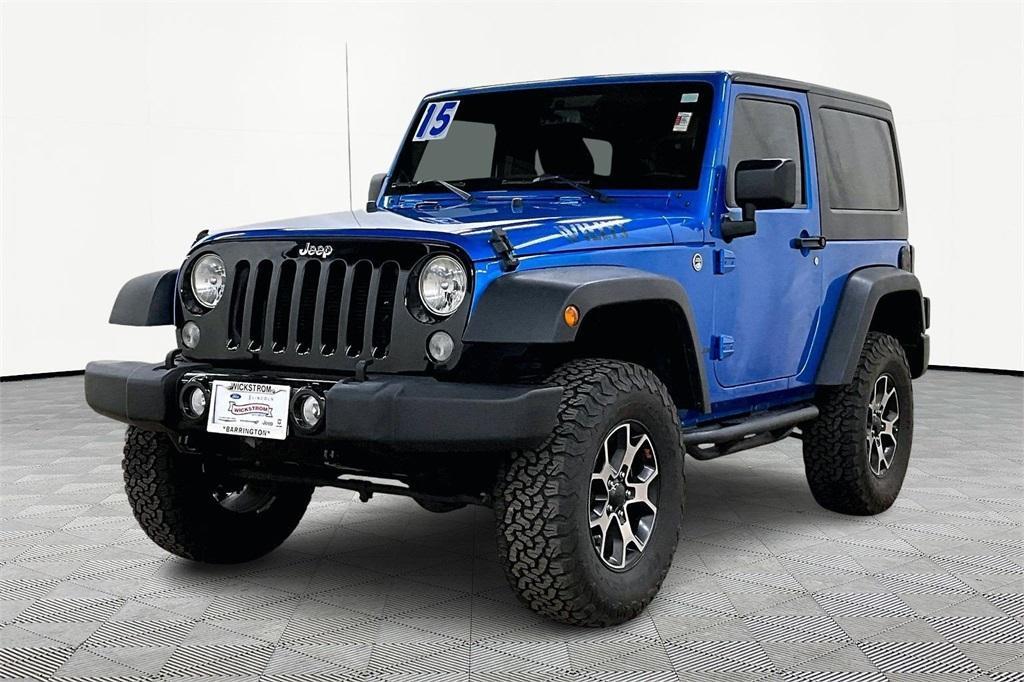 used 2015 Jeep Wrangler car, priced at $17,490