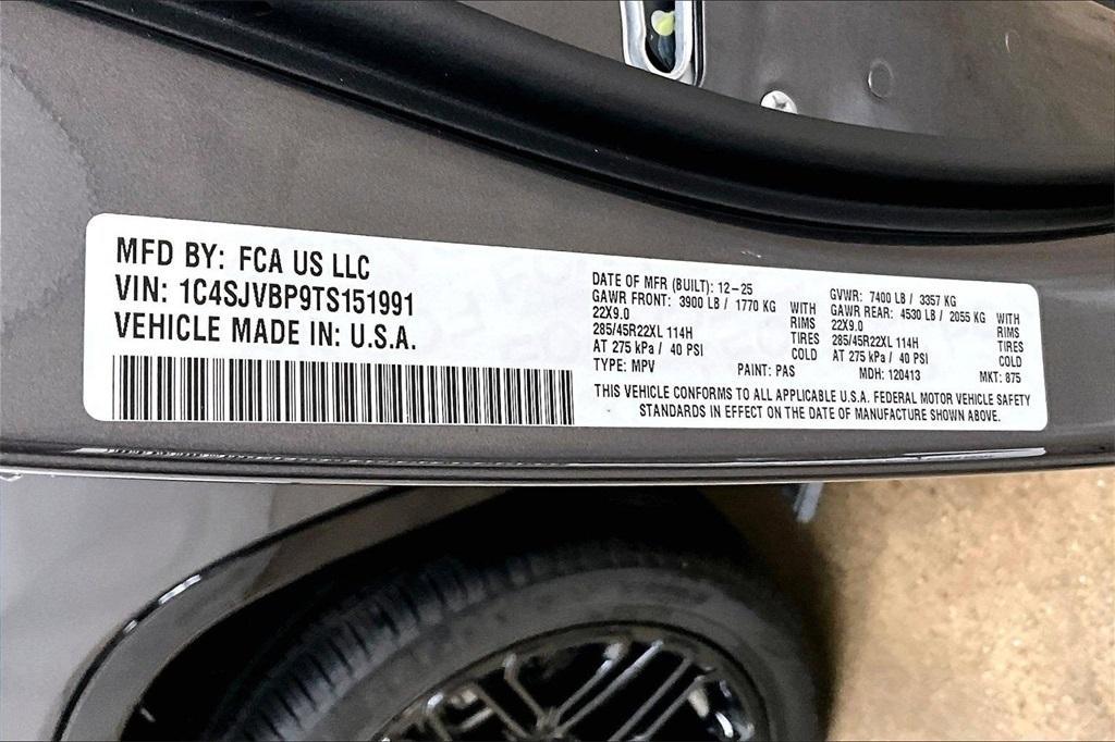 new 2026 Jeep Grand Wagoneer car, priced at $82,555