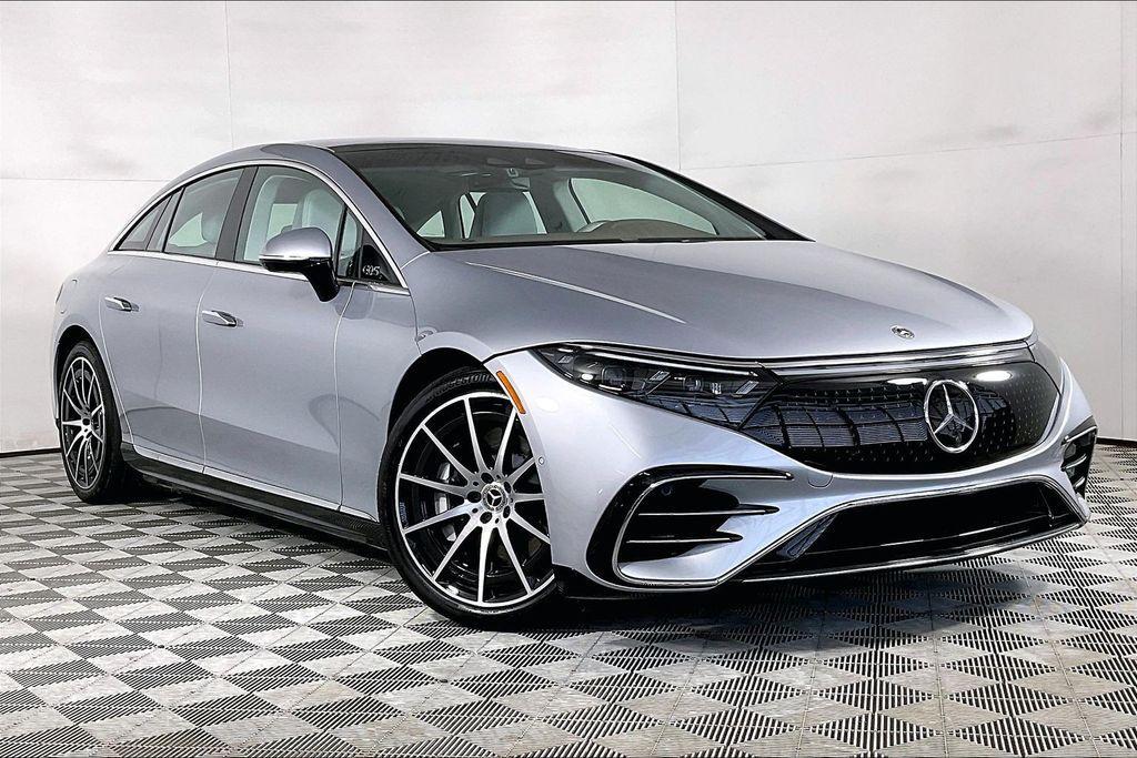 used 2022 Mercedes-Benz EQS 580 car, priced at $42,995