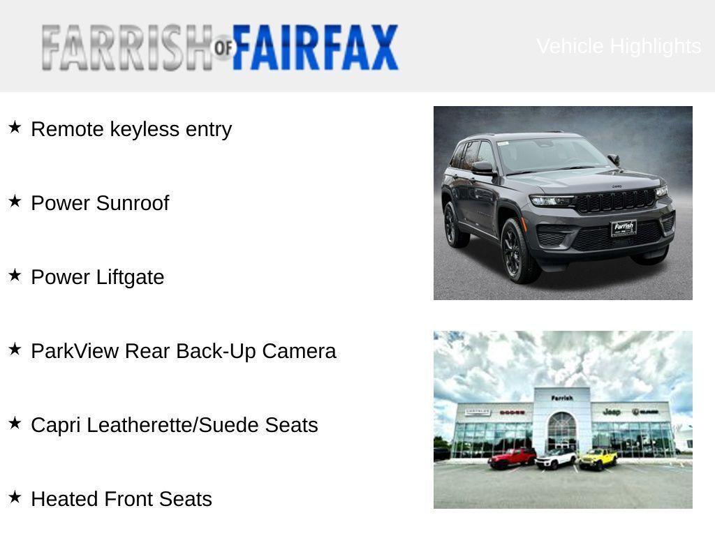 new 2025 Jeep Grand Cherokee car, priced at $37,205