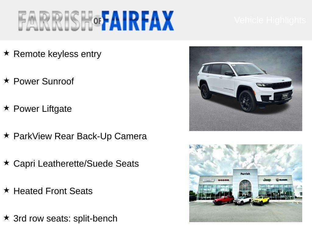 new 2025 Jeep Grand Cherokee L car, priced at $36,629