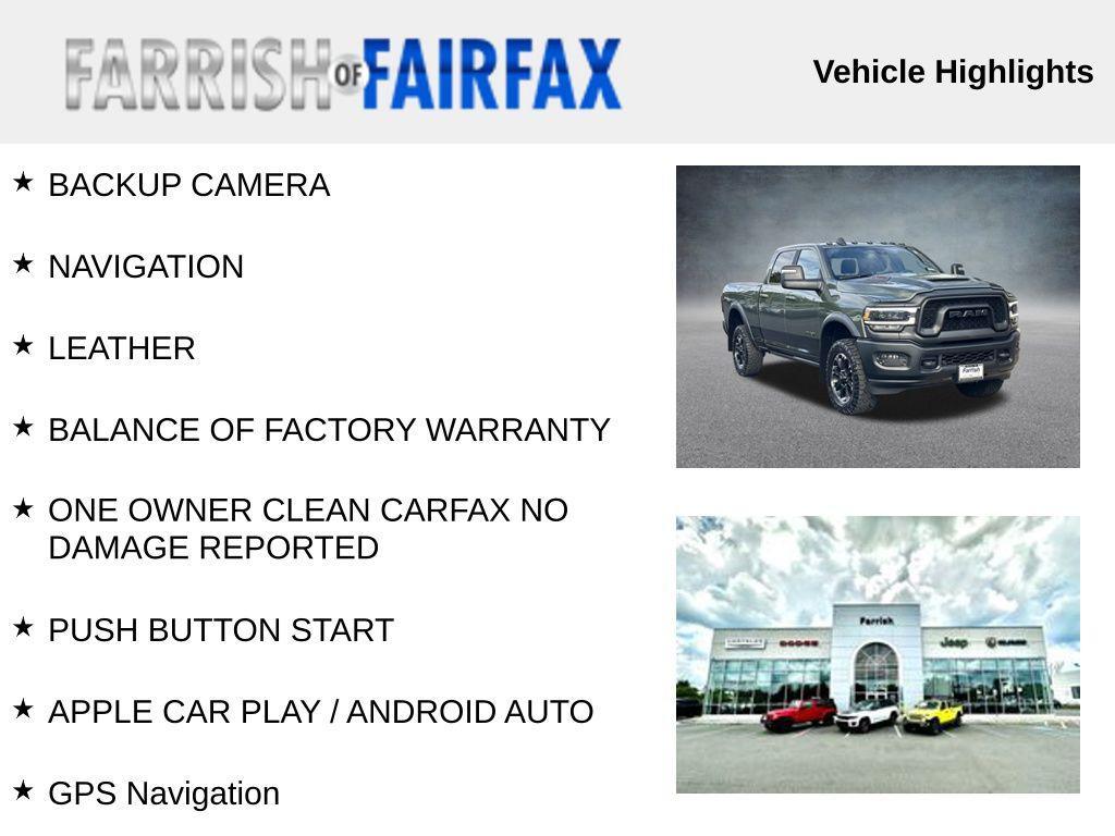 used 2024 Ram 2500 car, priced at $58,000