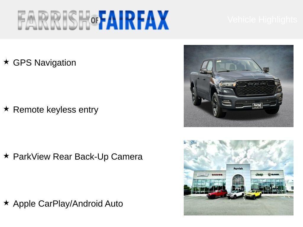 new 2026 Ram 1500 car, priced at $53,688