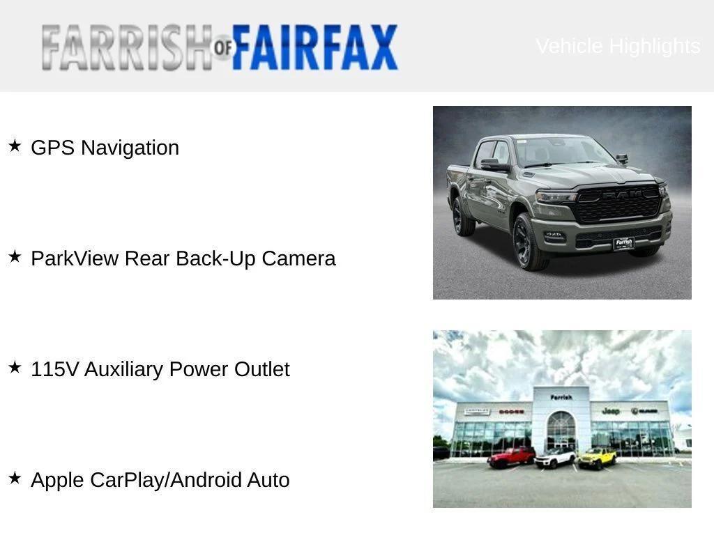 new 2026 Ram 1500 car, priced at $51,948