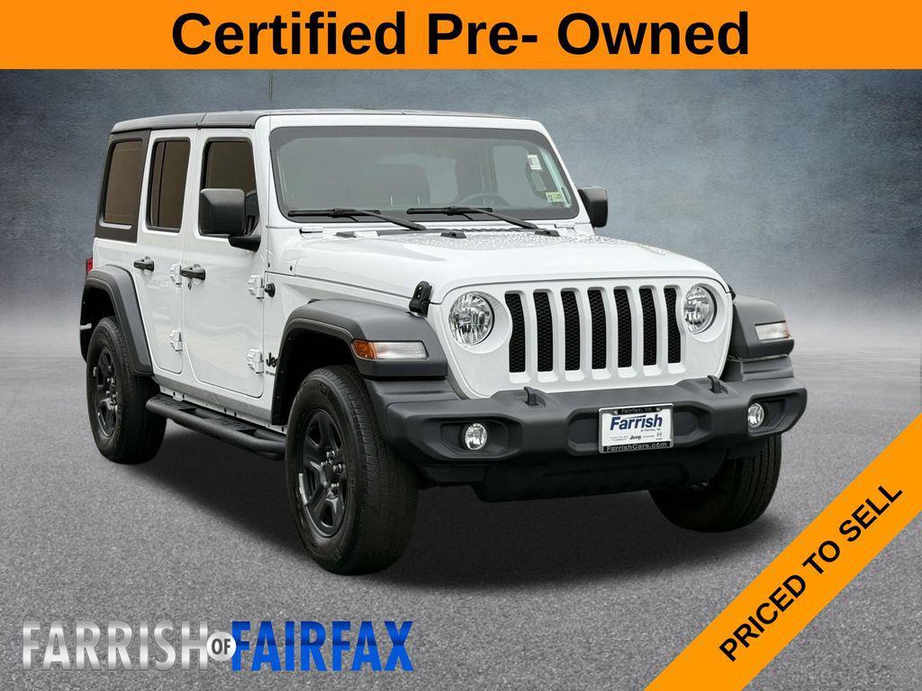 used 2023 Jeep Wrangler car, priced at $28,000