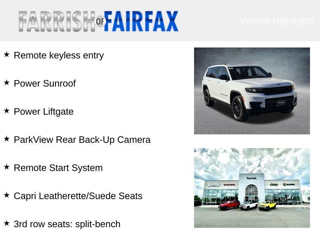 new 2025 Jeep Grand Cherokee L car, priced at $38,629