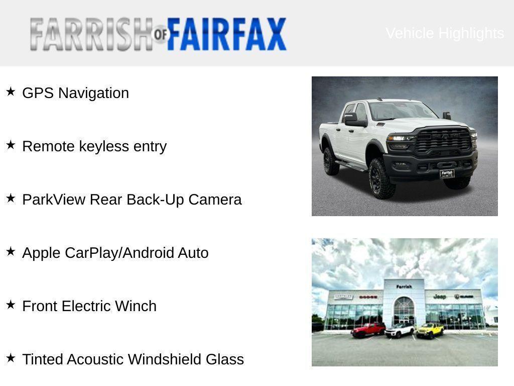 new 2026 Ram 2500 car, priced at $56,413