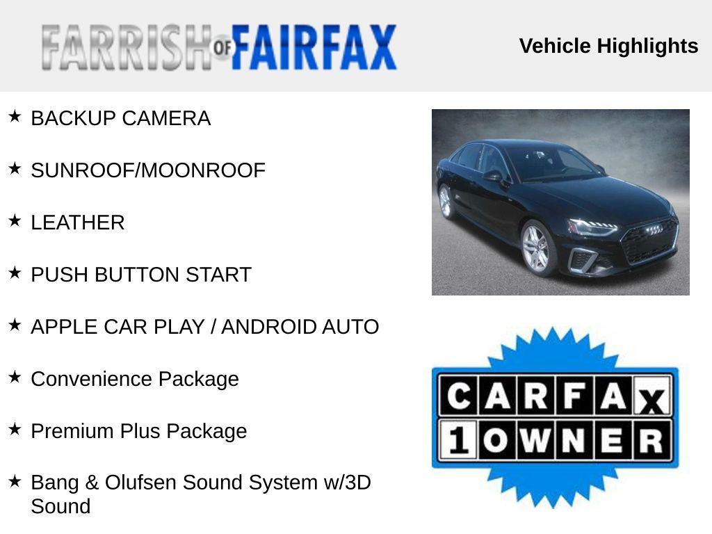 used 2024 Audi A4 car, priced at $24,900