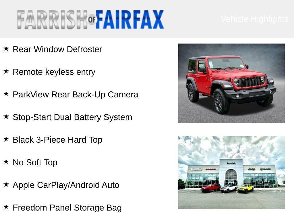 new 2026 Jeep Wrangler car, priced at $35,860