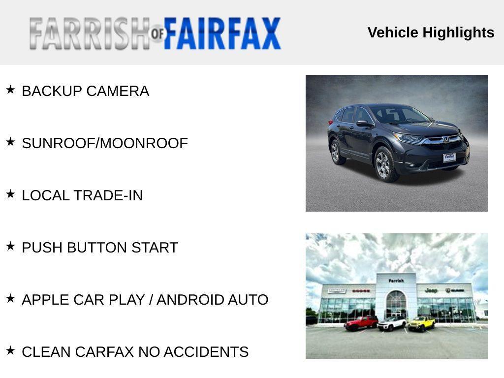 used 2019 Honda CR-V car, priced at $19,995
