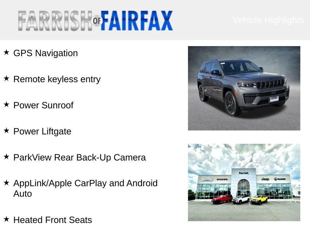 new 2026 Jeep Grand Cherokee car, priced at $42,898