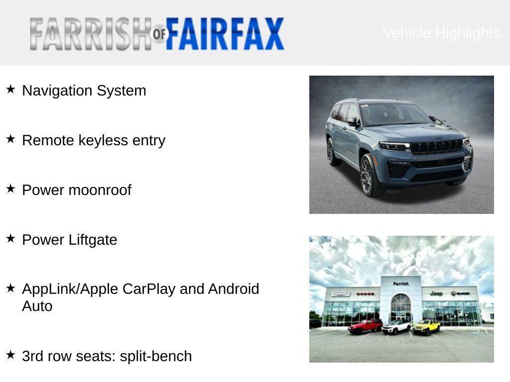 new 2026 Jeep Grand Cherokee L car, priced at $60,877