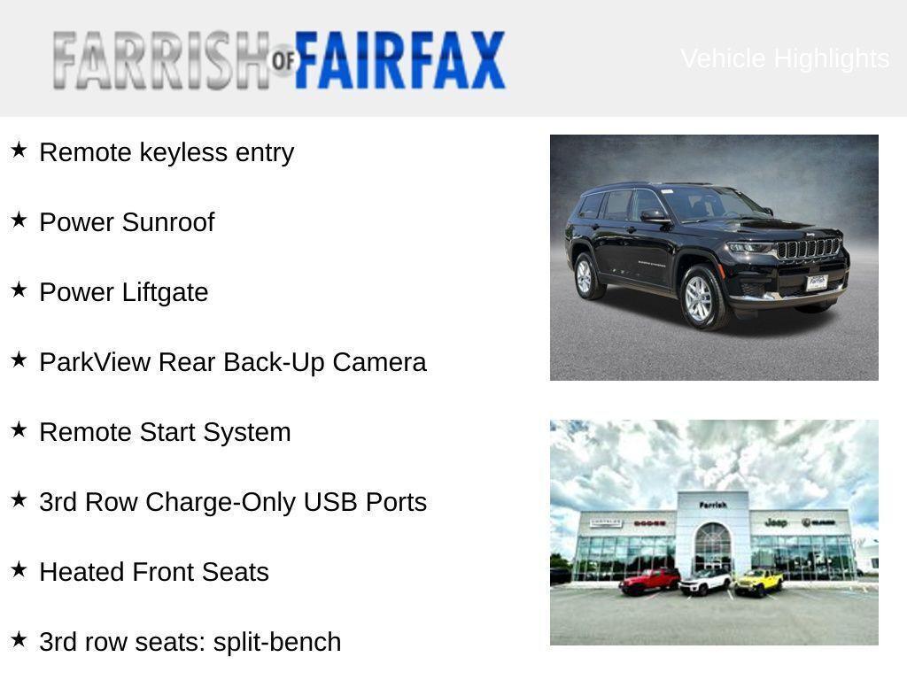 new 2025 Jeep Grand Cherokee L car, priced at $34,262