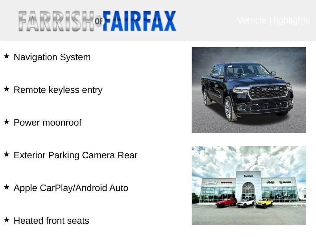 new 2026 Ram 1500 car, priced at $77,665