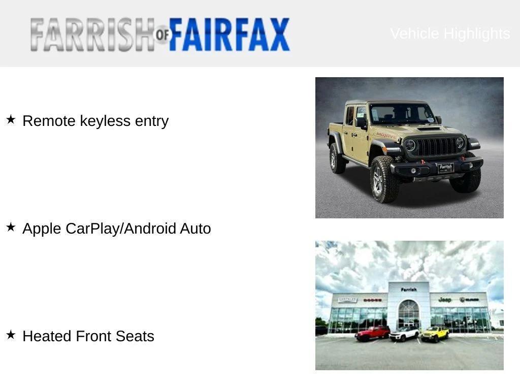 new 2026 Jeep Gladiator car, priced at $48,818