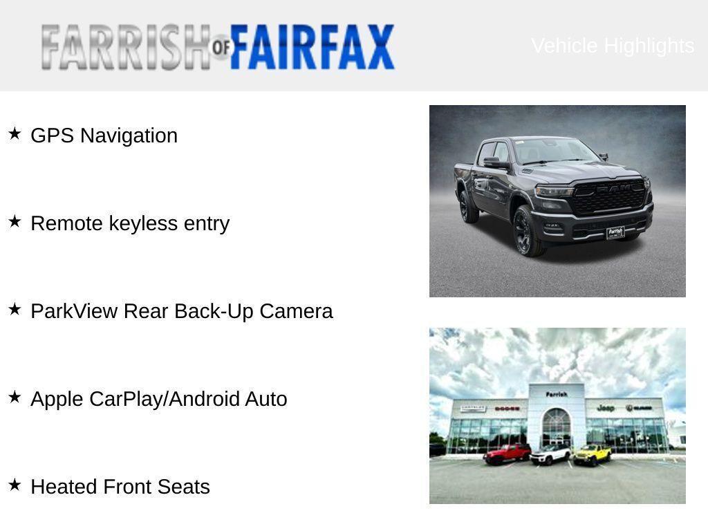 new 2026 Ram 1500 car, priced at $51,995