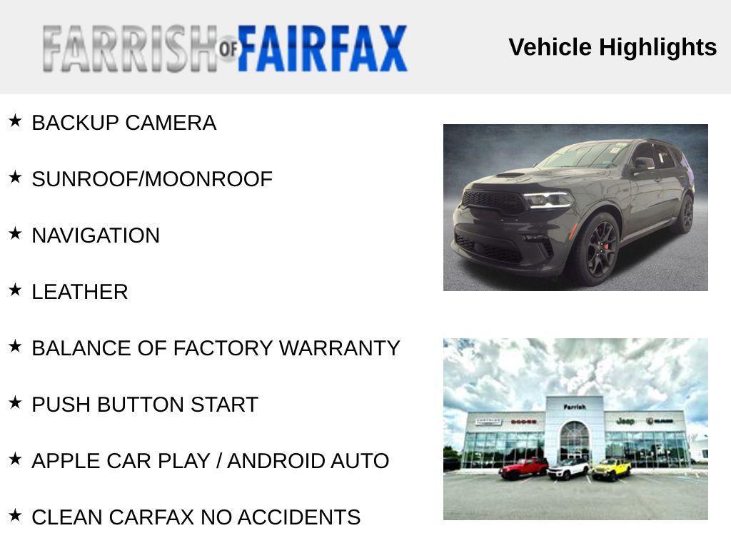 used 2023 Dodge Durango car, priced at $53,995