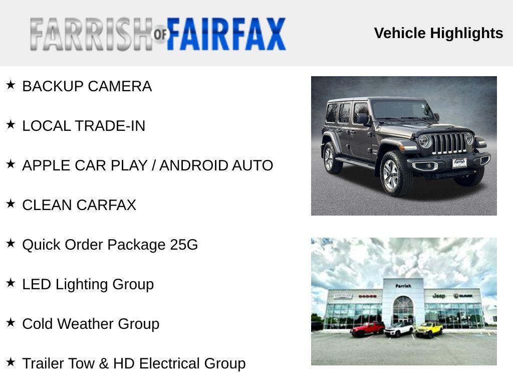 used 2020 Jeep Wrangler Unlimited car, priced at $28,500