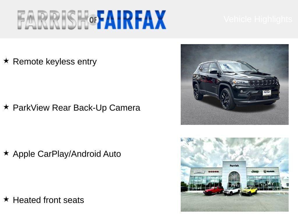 new 2026 Jeep Compass car, priced at $24,684