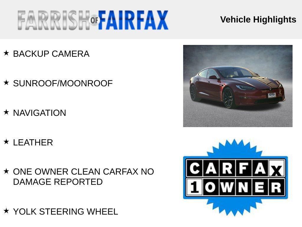 used 2021 Tesla Model S car, priced at $55,995