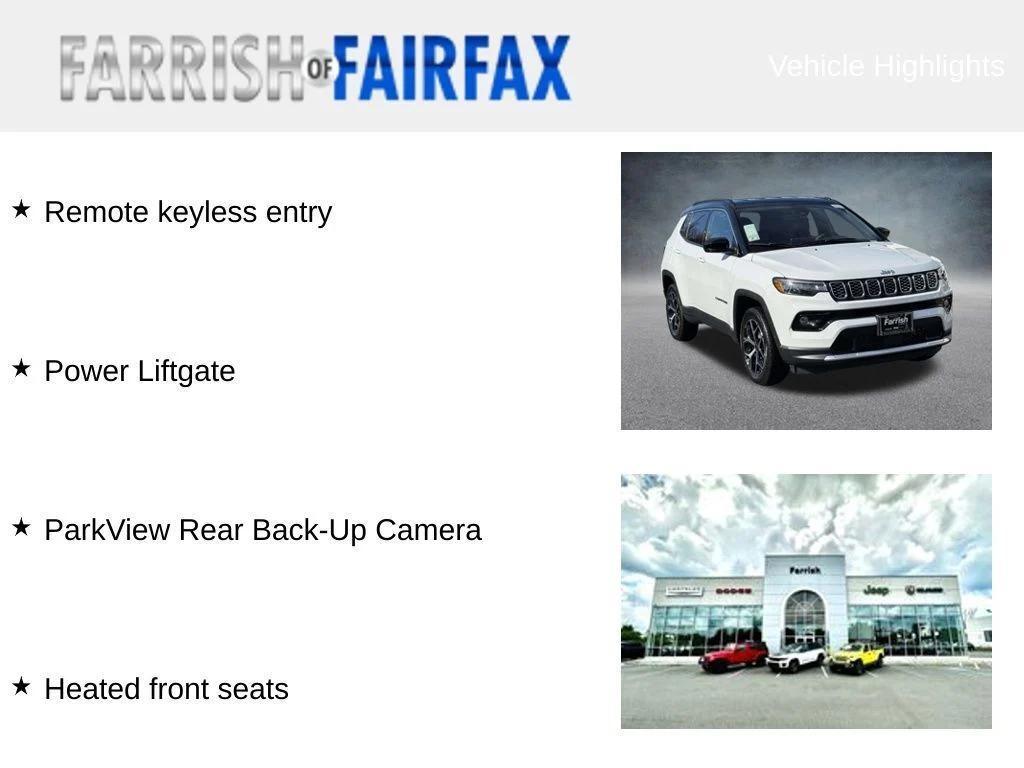 new 2026 Jeep Compass car, priced at $29,727