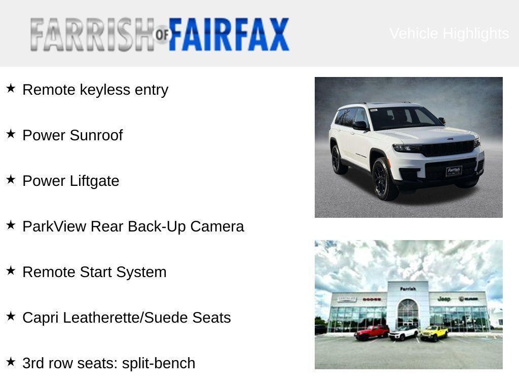 new 2025 Jeep Grand Cherokee L car, priced at $38,629