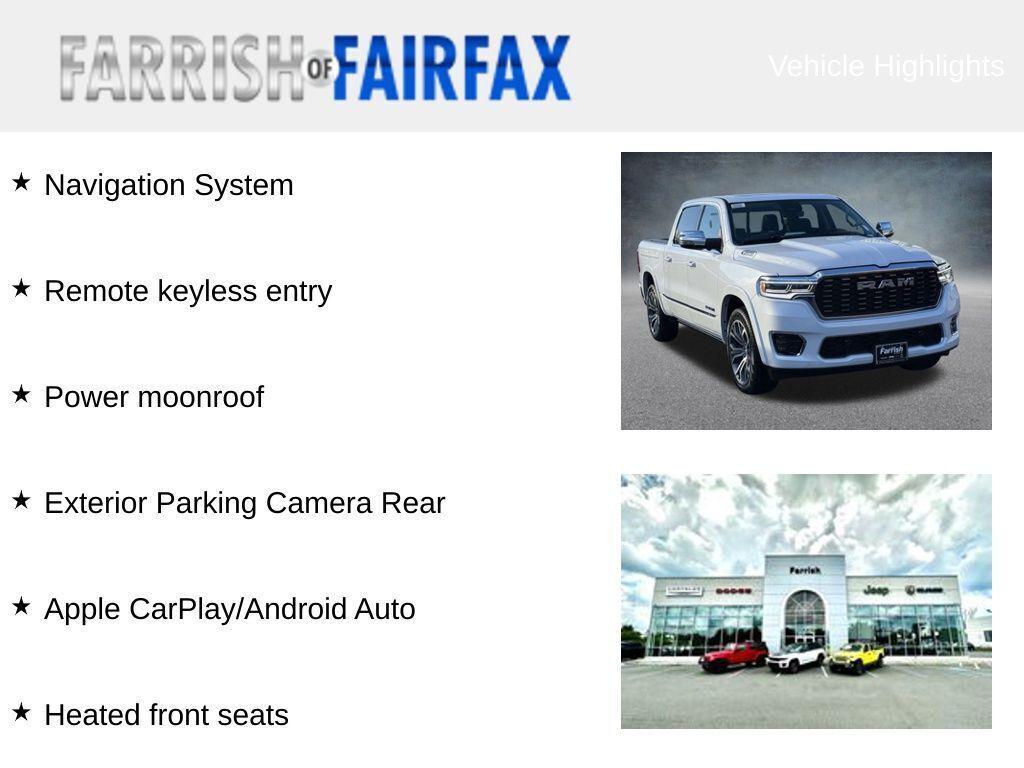 new 2026 Ram 1500 car, priced at $81,495
