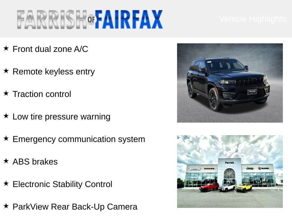 new 2025 Jeep Grand Cherokee car, priced at $37,205