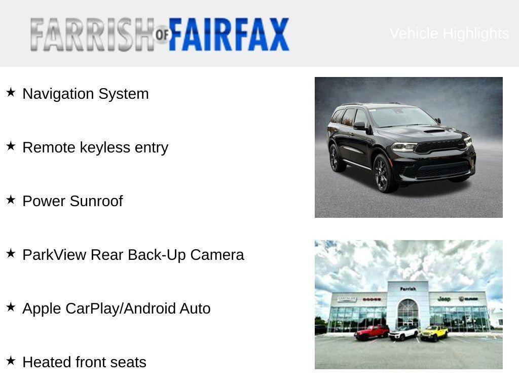 new 2026 Dodge Durango car, priced at $42,813