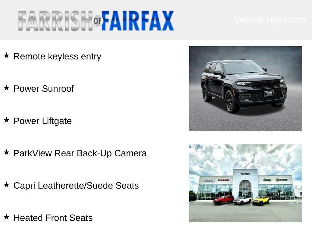 new 2025 Jeep Grand Cherokee car, priced at $34,455